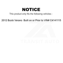 Charger l&#39;image dans la galerie, Front Strut Spring Kit For 2012 Buick Verano Built on or Prior to VIN# C4141115