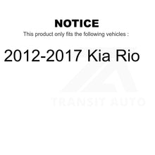 Charger l&#39;image dans la galerie, Front Rear Complete Shocks Strut Coil Spring Assembly Kit For 2012-2017 Kia Rio