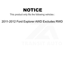 Charger l&#39;image dans la galerie, Front Rear Strut &amp; Coil Spring Kit For 2011-2012 Ford Explorer AWD Excludes RWD