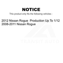 Charger l&#39;image dans la galerie, Front Rear Complete Shocks Strut And Coil Spring Assemblies Kit For Nissan Rogue