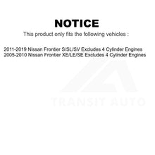 Charger l&#39;image dans la galerie, Front Rear Strut Coil Spring Kit For Nissan Frontier Excludes 4 Cylinder Engines