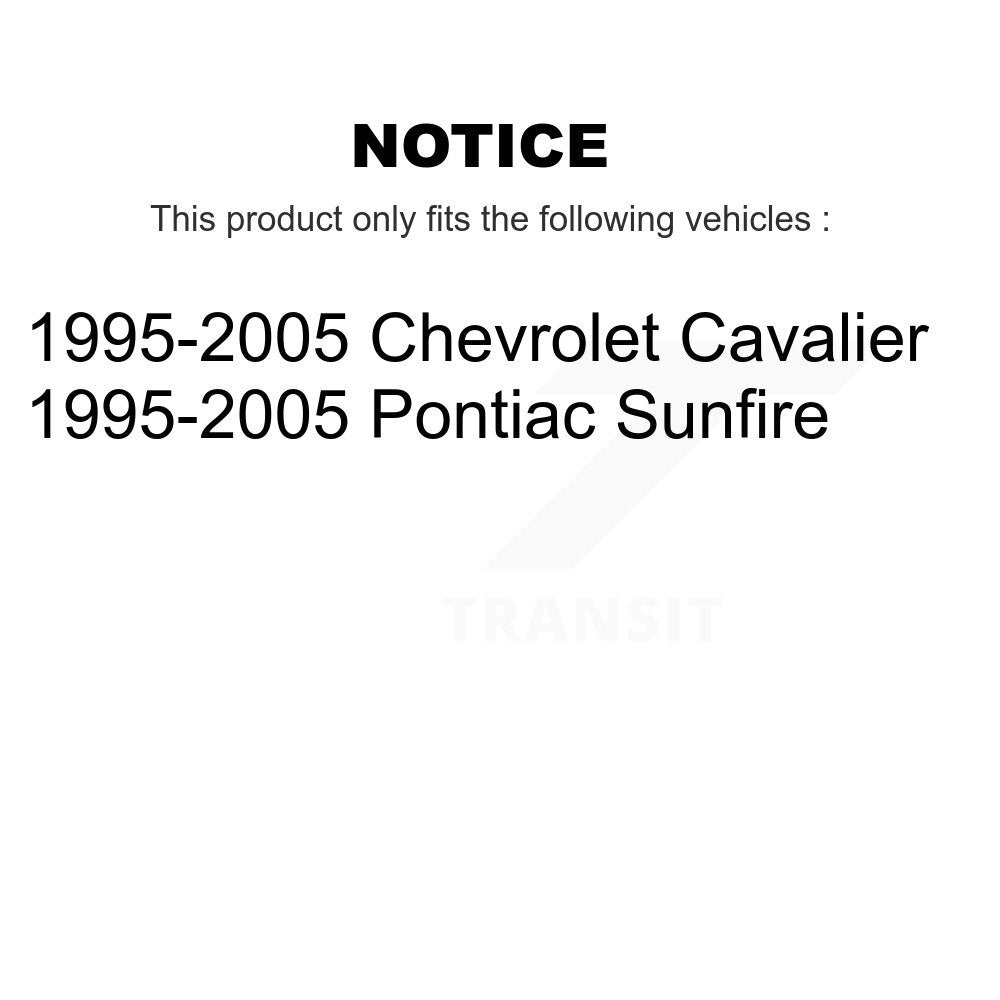 Front Rear Shocks Strut Coil Spring Kit For 1995-2005 Chevrolet Cavalier Pontiac Sunfire K78M-100368