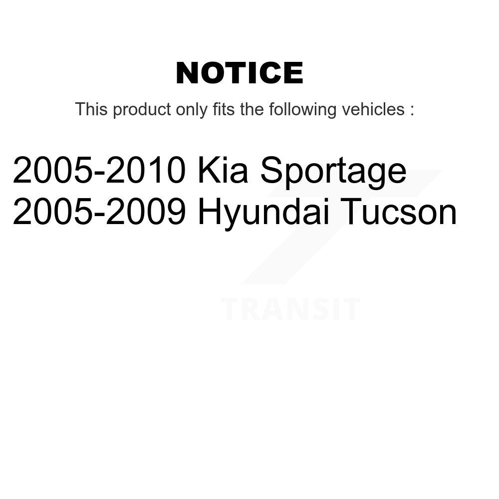 Front Rear Complete Shocks Strut & Coil Spring Mount Kit For Kia Sportage Hyundai Tucson K78M-100394
