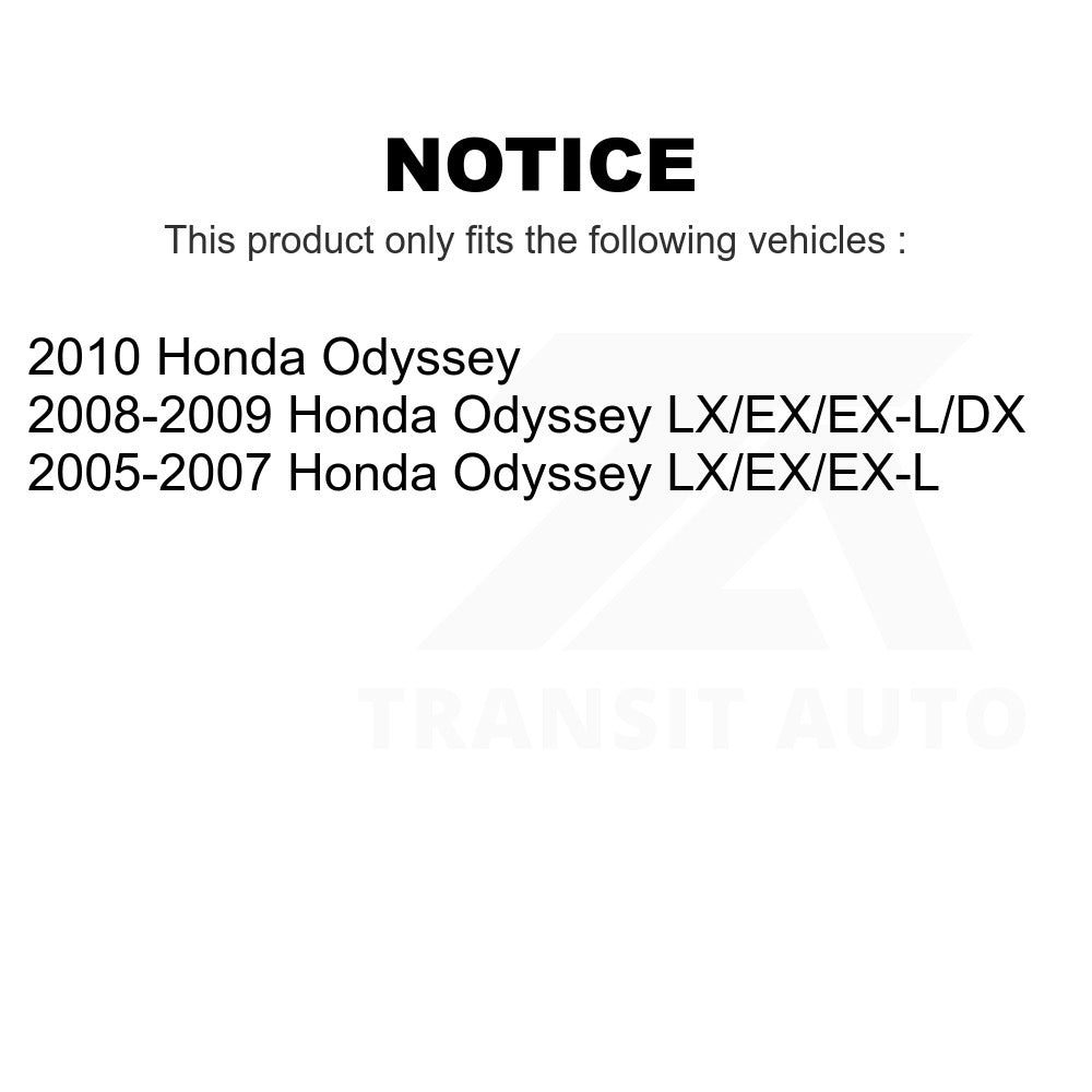 Front Tie Rod End And Boots Kit For Honda Odyssey