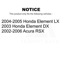 Charger l&#39;image dans la galerie, Front Wheel Bearing And Tie Rod End Kit For Honda Element Acura RSX