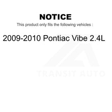 Charger l&#39;image dans la galerie, Front Wheel Bearing And Tie Rod End Kit For 2009-2010 Pontiac Vibe 2.4L