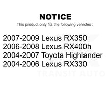 Charger l&#39;image dans la galerie, Front Wheel Bearing And Tie Rod End Kit For Lexus Toyota Highlander RX350 RX330