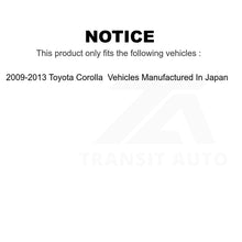 Charger l&#39;image dans la galerie, Front Wheel Bearing And Tie Rod End Kit For Toyota Corolla