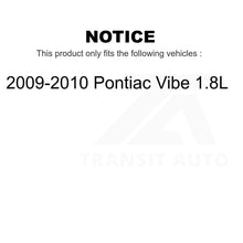 Charger l&#39;image dans la galerie, Front Wheel Bearing And Tie Rod End Kit For 2009-2010 Pontiac Vibe 1.8L