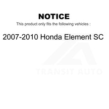 Charger l&#39;image dans la galerie, Front Wheel Bearing And Tie Rod End Kit For 2007-2010 Honda Element SC