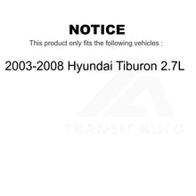 Charger l&#39;image dans la galerie, Front Wheel Bearing And Tie Rod End Kit For 2003-2008 Hyundai Tiburon 2.7L