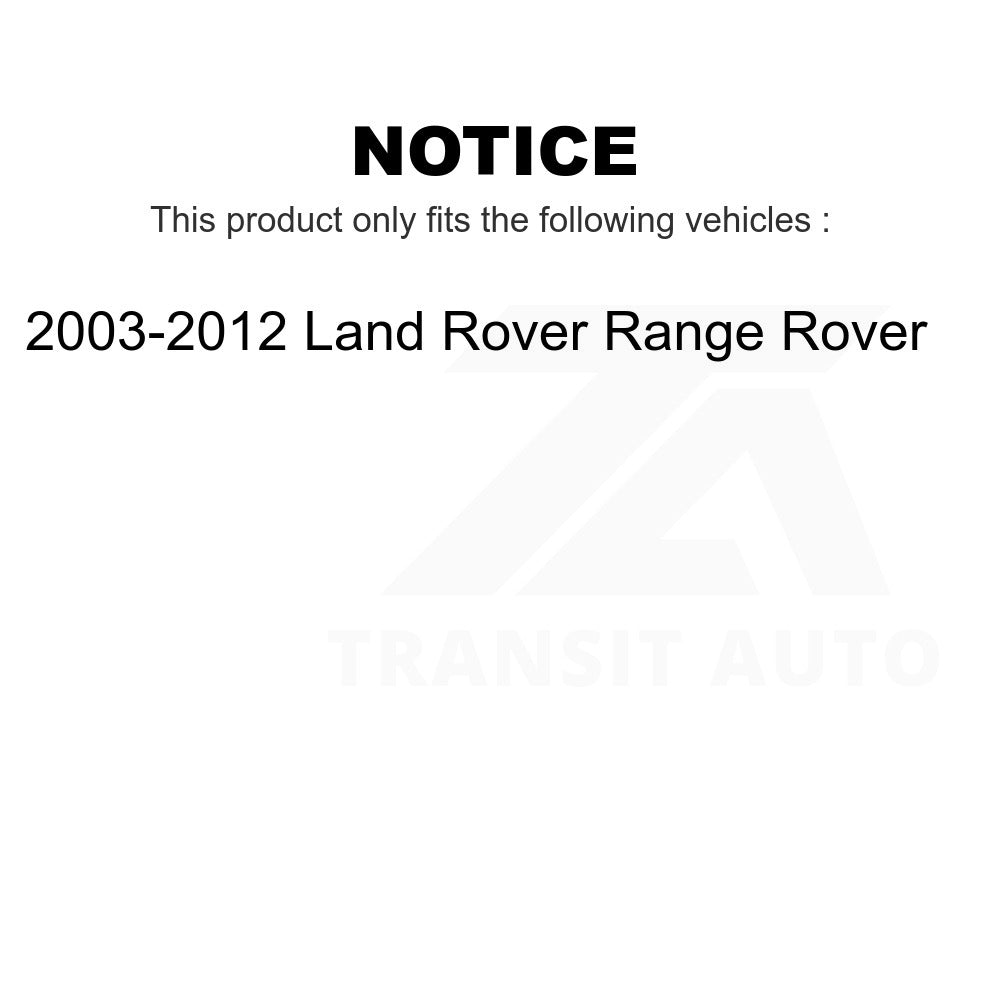 Front Wheel Bearing And Tie Rod End Kit For 2003-2012 Land Rover Range