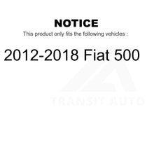 Charger l&#39;image dans la galerie, Front Wheel Bearing And Tie Rod End Kit For 2012-2018 Fiat 500