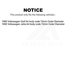 Charger l&#39;image dans la galerie, Front Wheel Bearing And Tie Rod End Kit For Volkswagen Jetta Golf A4 body code