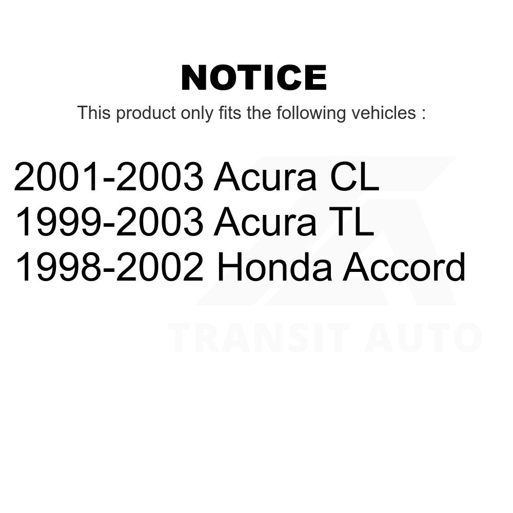 Front Wheel Bearing And Tie Rod End Kit For Honda Accord Acura TL CL