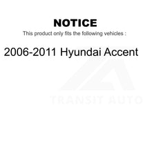 Charger l&#39;image dans la galerie, Front Wheel Bearing And Tie Rod End Kit For 2006-2011 Hyundai Accent