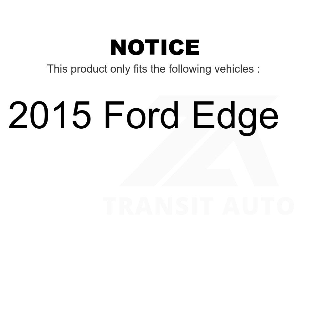 Front Wheel Bearing And Tie Rod End Kit For 2015 Ford Edge