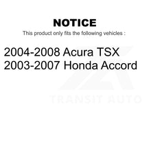 Charger l&#39;image dans la galerie, Front Wheel Bearing And Tie Rod End Kit For Honda Accord Acura TSX