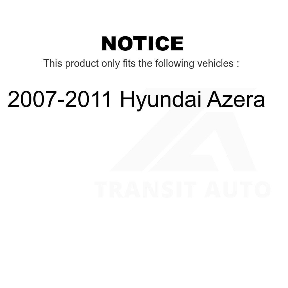 Front Wheel Bearing And Tie Rod End Kit For 2007-2011 Hyundai Azera