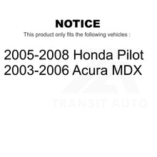 Charger l&#39;image dans la galerie, Front Wheel Bearing And Tie Rod End Kit For Honda Pilot Acura MDX