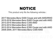 Charger l&#39;image dans la galerie, Front Wheel Bearing And Tie Rod End Kit For Mercedes-Benz C300 E350 E400 C350