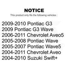 Charger l&#39;image dans la galerie, Front Wheel Bearing &amp; Tie Rod End Kit For Chevrolet Aveo Aveo5 Pontiac G3 Suzuki