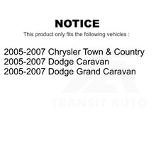 Charger l&#39;image dans la galerie, Front Wheel Bearing And Tie Rod End Kit For Dodge Grand Caravan Chrysler Town &amp;