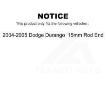 Load image into Gallery viewer, Front Wheel Bearing And Tie Rod End Kit For 2004-2005 Dodge Durango 15mm