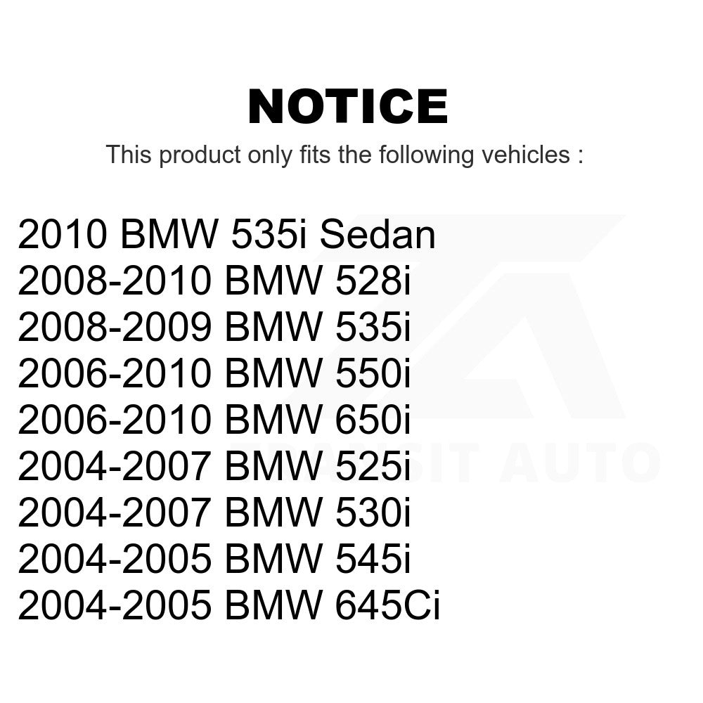 Front Wheel Bearing Tie Rod End Kit For BMW 530i 528i 525i 650i 535i 550i 645Ci