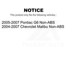Load image into Gallery viewer, Front Wheel Bearing And Tie Rod End Kit For Chevrolet Malibu Pontiac G6 Non-ABS