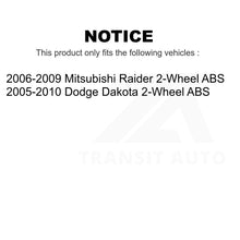 Load image into Gallery viewer, Front Wheel Bearing And Tie Rod End Kit For Dodge Dakota Mitsubishi Raider