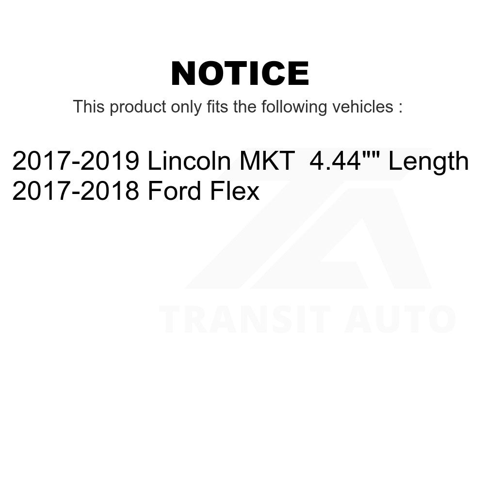 Front Wheel Bearing And Tie Rod End Kit For Ford Flex Lincoln MKT
