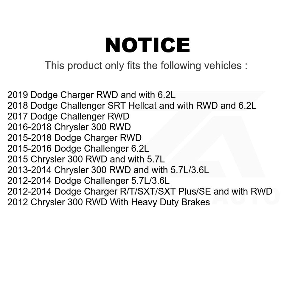 Front Wheel Bearing & Tie Rod End Kit For Dodge Charger Challenger Chrysler 300