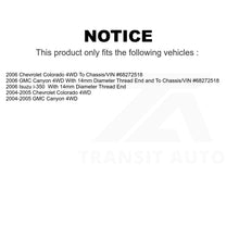 Load image into Gallery viewer, Front Wheel Bearing And Tie Rod End Kit For Chevrolet Colorado GMC Canyon Isuzu