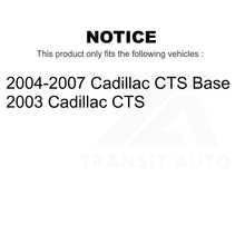 Load image into Gallery viewer, Front Wheel Bearing And Tie Rod End Kit For Cadillac CTS