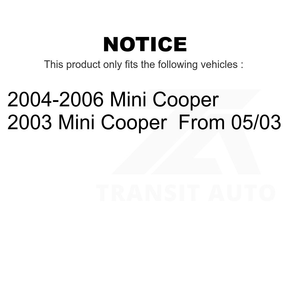 Front Wheel Bearing And Tie Rod End Kit For Mini Cooper