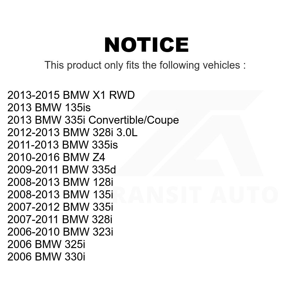 Front Wheel Bearing Tie Rod End Kit For BMW 328i 335i X1 325i 128i 330i Z4 135i