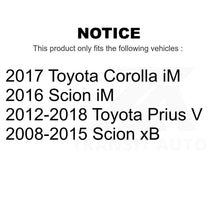 Charger l&#39;image dans la galerie, Front Wheel Bearing And Tie Rod End Kit For Scion xB Toyota Prius V Corolla iM