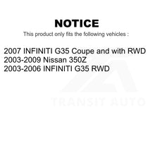 Charger l&#39;image dans la galerie, Front Wheel Bearing And Tie Rod End Kit For INFINITI G35 Nissan 350Z