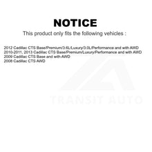 Charger l&#39;image dans la galerie, Front Wheel Bearing And Tie Rod End Kit For Cadillac CTS