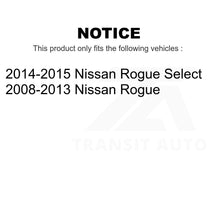 Charger l&#39;image dans la galerie, Front Wheel Bearing And Tie Rod End Kit For Nissan Rogue Select