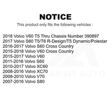 Charger l&#39;image dans la galerie, Front Wheel Bearing &amp; Tie Rod End Kit For Volvo XC60 S60 XC70 S80 V60 Cross V70