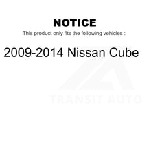 Load image into Gallery viewer, Front Wheel Bearing And Tie Rod End Kit For 2009-2014 Nissan Cube