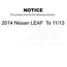 Load image into Gallery viewer, Front Wheel Bearing And Tie Rod End Kit For 2014 Nissan LEAF To 11 13