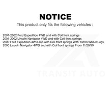 Charger l&#39;image dans la galerie, Front Wheel Bearing And Tie Rod End Kit For Ford Expedition Lincoln Navigator