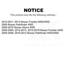Load image into Gallery viewer, Front Wheel Bearing And Tie Rod End Kit For Nissan Frontier Pathfinder Xterra