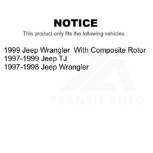 Load image into Gallery viewer, Front Hub Bearing Assembly And Link Kit For Jeep Wrangler TJ