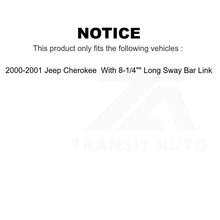 Load image into Gallery viewer, Front Hub Bearing Assembly And Link Kit For Jeep Cherokee