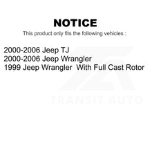 Load image into Gallery viewer, Front Hub Bearing Assembly And Link Kit For Jeep Wrangler TJ