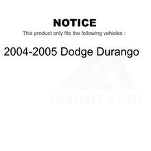 Load image into Gallery viewer, Front Hub Bearing Assembly And Link Kit For 2004-2005 Dodge Durango